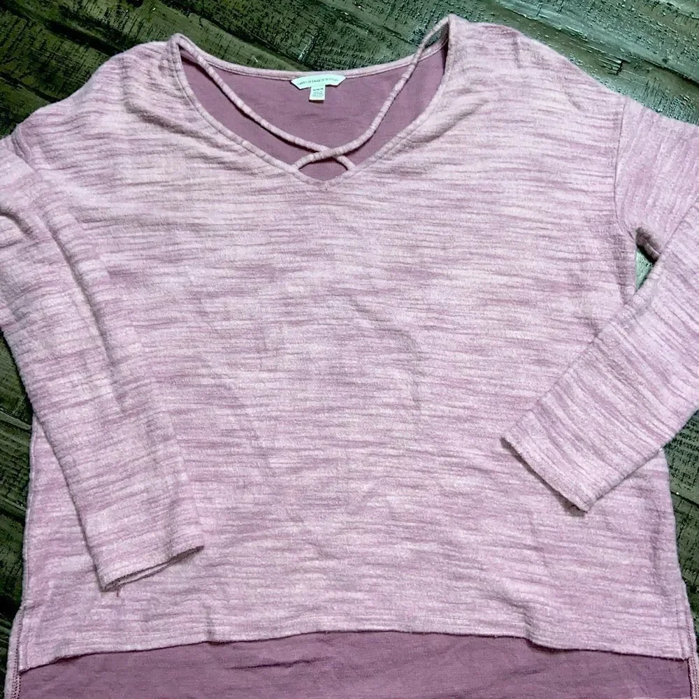 American eagle cross front very soft lightweight sweater